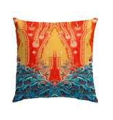 Seaside Serenity Outdoor Pillow Embrace Coastal Tranquility - Beyond T-shirts